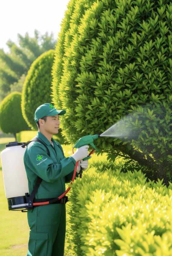 Urgence Gazon - Service - Foliaires anti-parasitaires et d’engrais combinés : traitement revitalisant pour arbres et arbustes