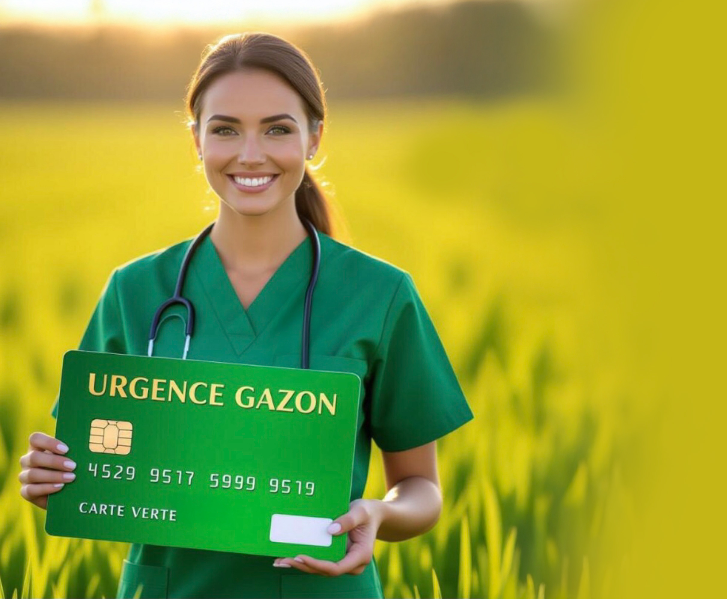 Carte verte - Urgence Gazon — Service en 24h — Soins intensifs pour le gazon